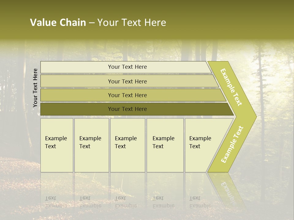 Perspective Lake Ray PowerPoint Template