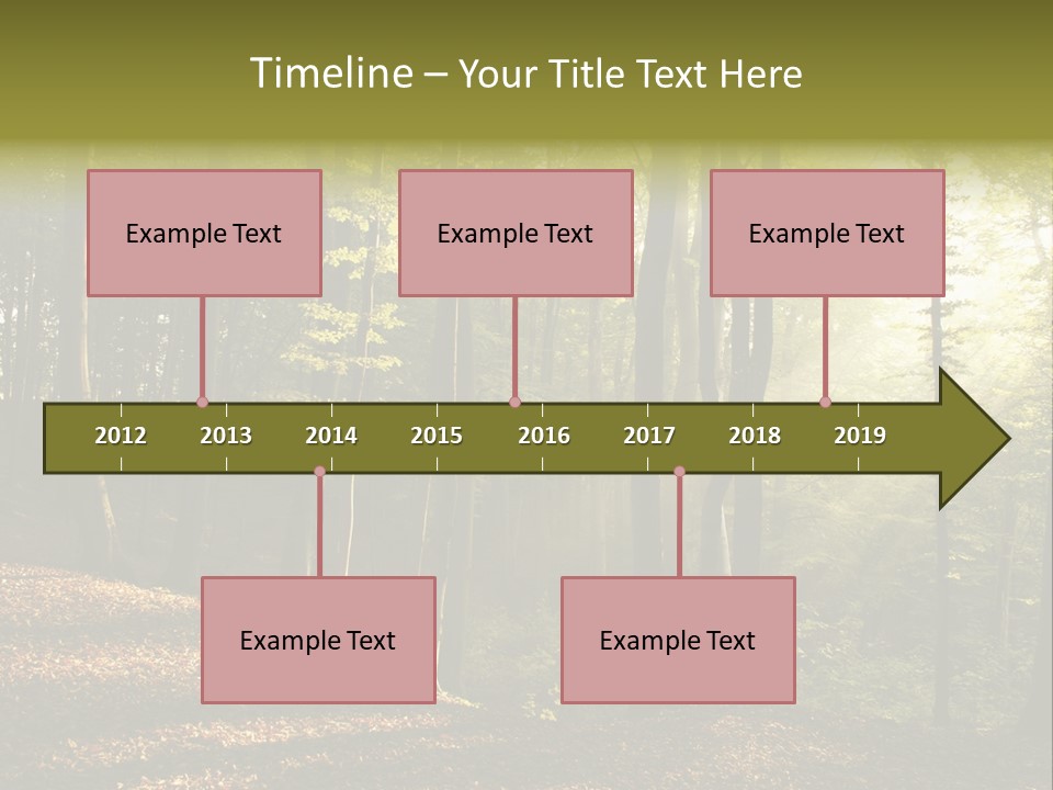 Perspective Lake Ray PowerPoint Template