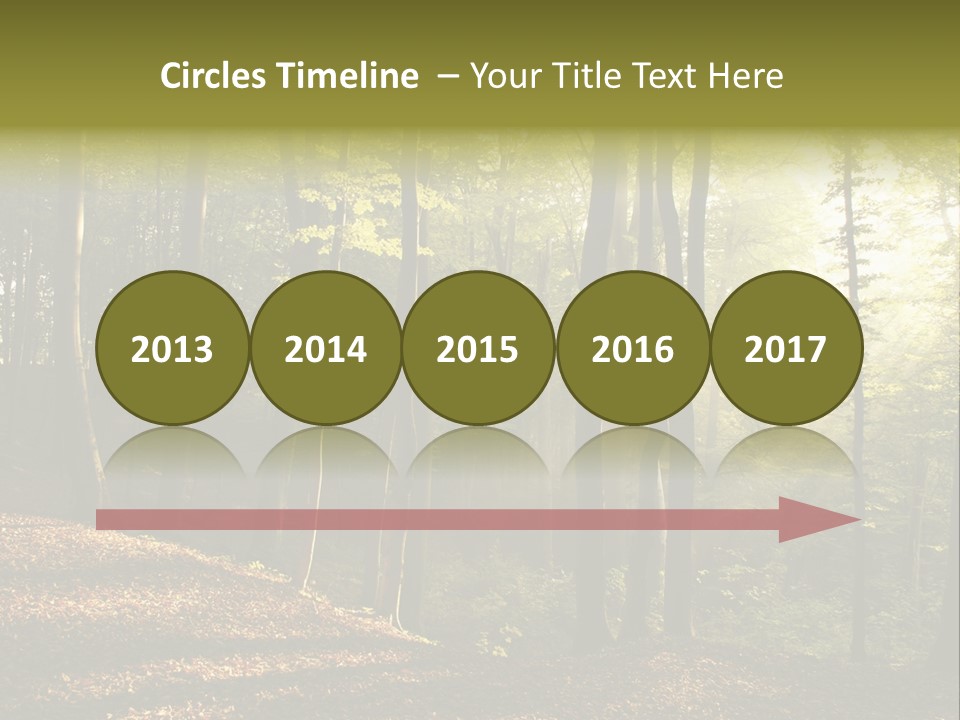 Perspective Lake Ray PowerPoint Template