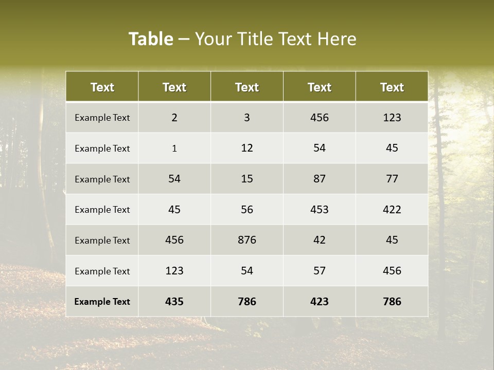 Perspective Lake Ray PowerPoint Template