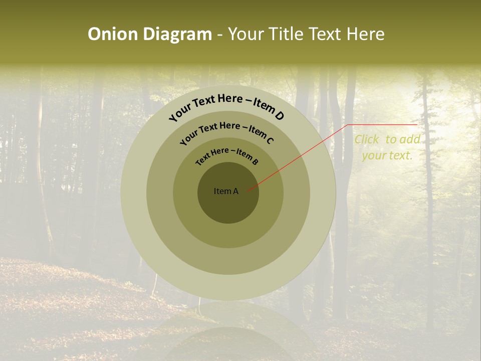 Perspective Lake Ray PowerPoint Template