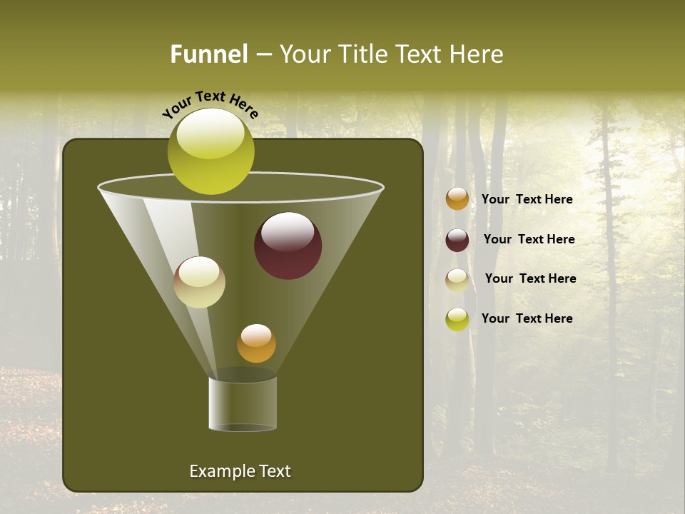 Perspective Lake Ray PowerPoint Template