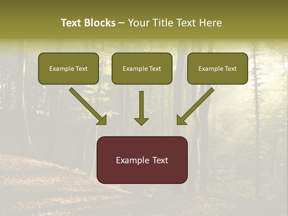 Perspective Lake Ray PowerPoint Template