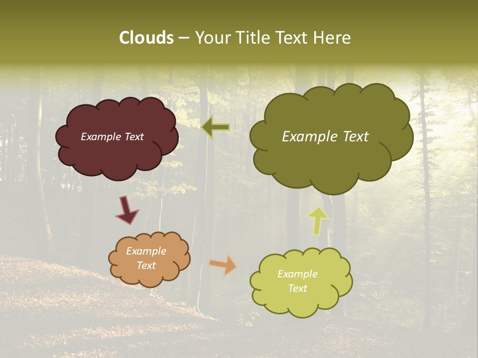 Perspective Lake Ray PowerPoint Template
