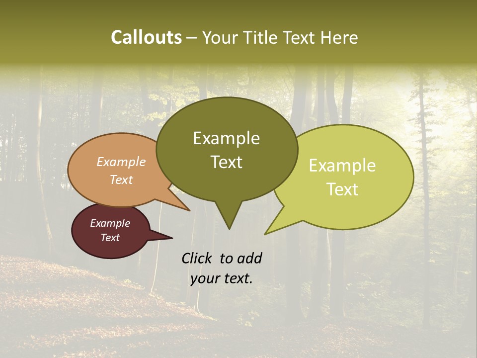 Perspective Lake Ray PowerPoint Template