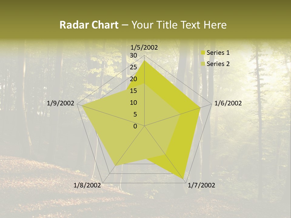 Perspective Lake Ray PowerPoint Template