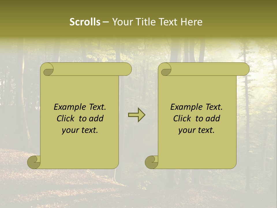 Perspective Lake Ray PowerPoint Template