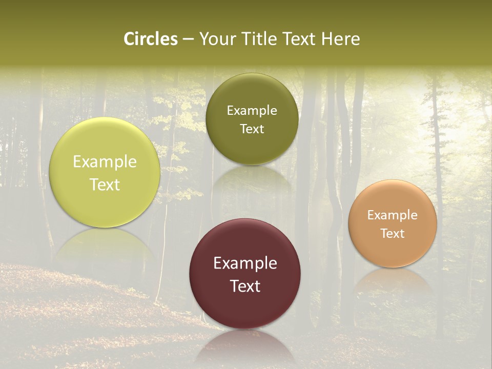 Perspective Lake Ray PowerPoint Template