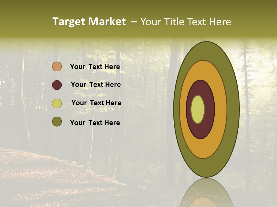 Perspective Lake Ray PowerPoint Template