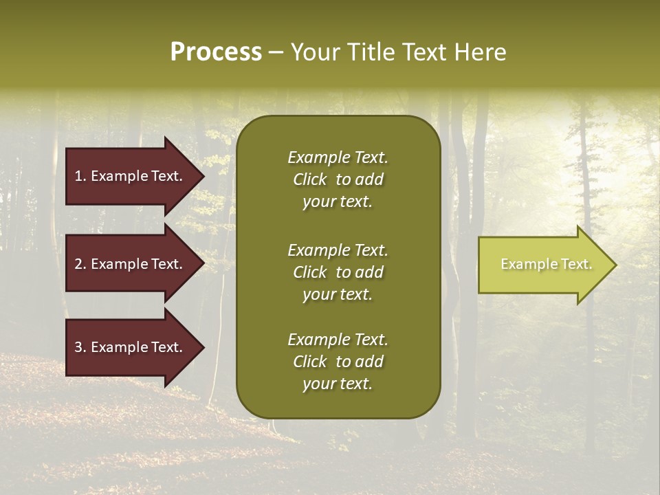 Perspective Lake Ray PowerPoint Template