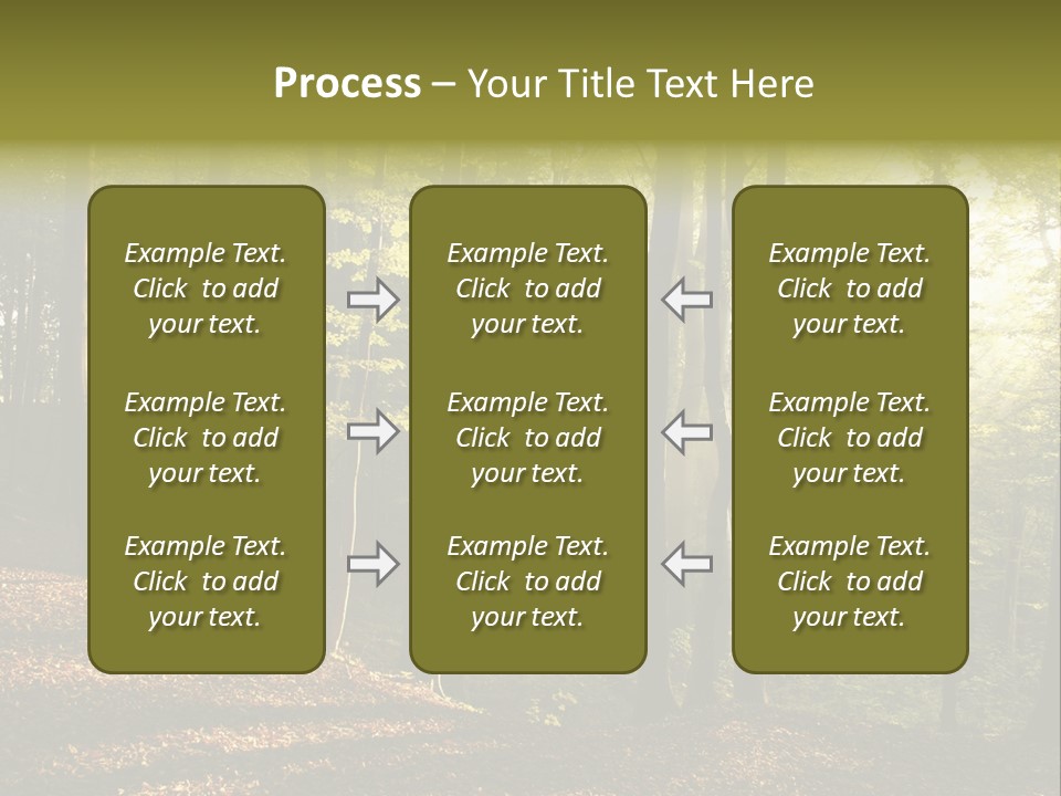Perspective Lake Ray PowerPoint Template