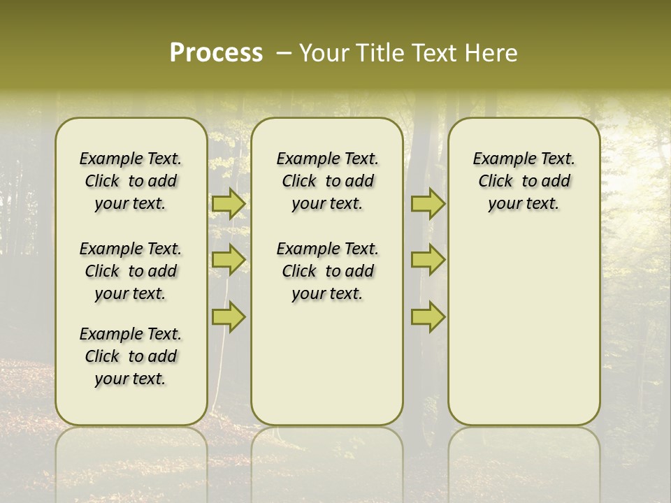 Perspective Lake Ray PowerPoint Template