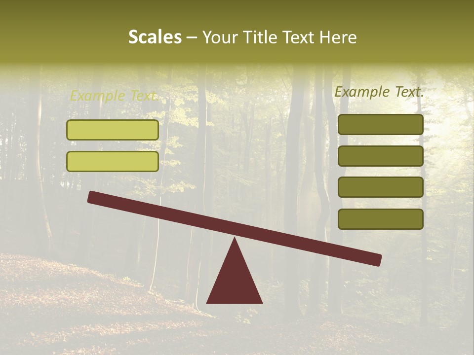 Perspective Lake Ray PowerPoint Template