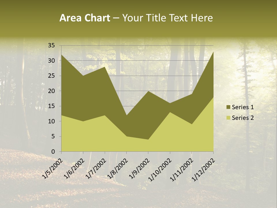 Perspective Lake Ray PowerPoint Template