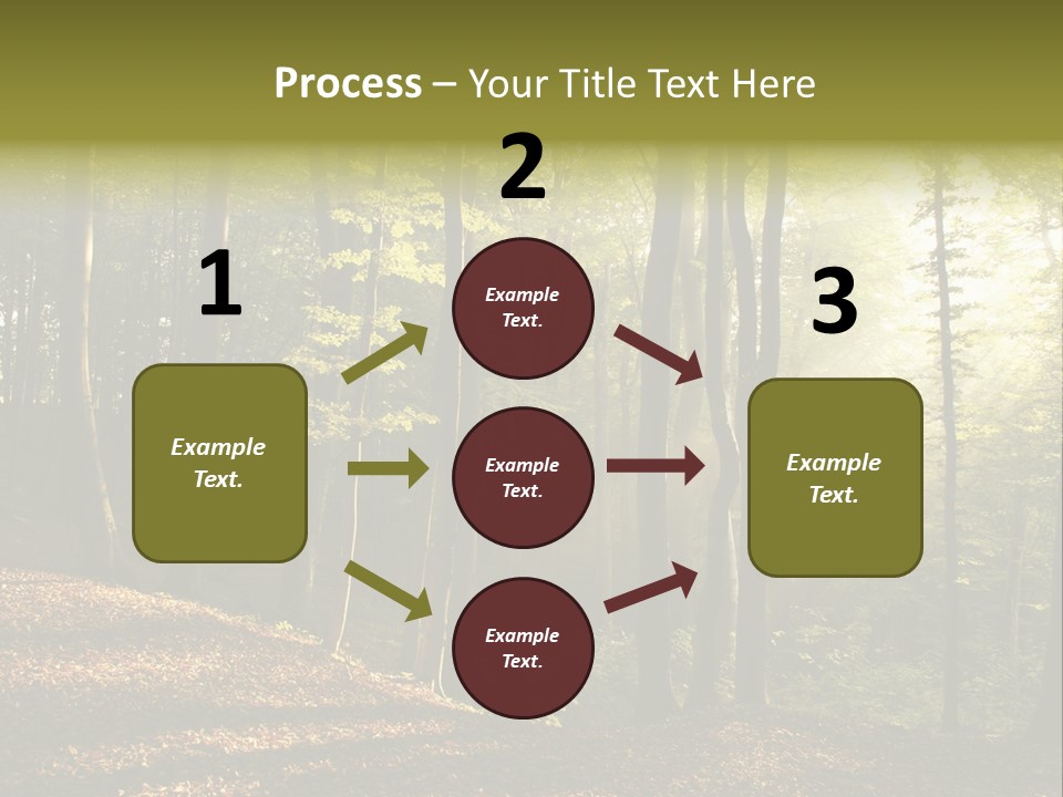 Perspective Lake Ray PowerPoint Template