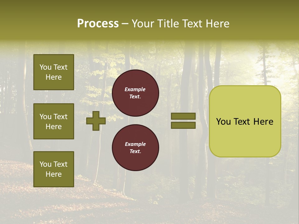 Perspective Lake Ray PowerPoint Template