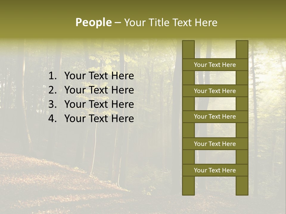 Perspective Lake Ray PowerPoint Template