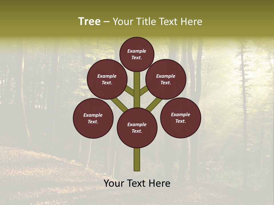 Perspective Lake Ray PowerPoint Template