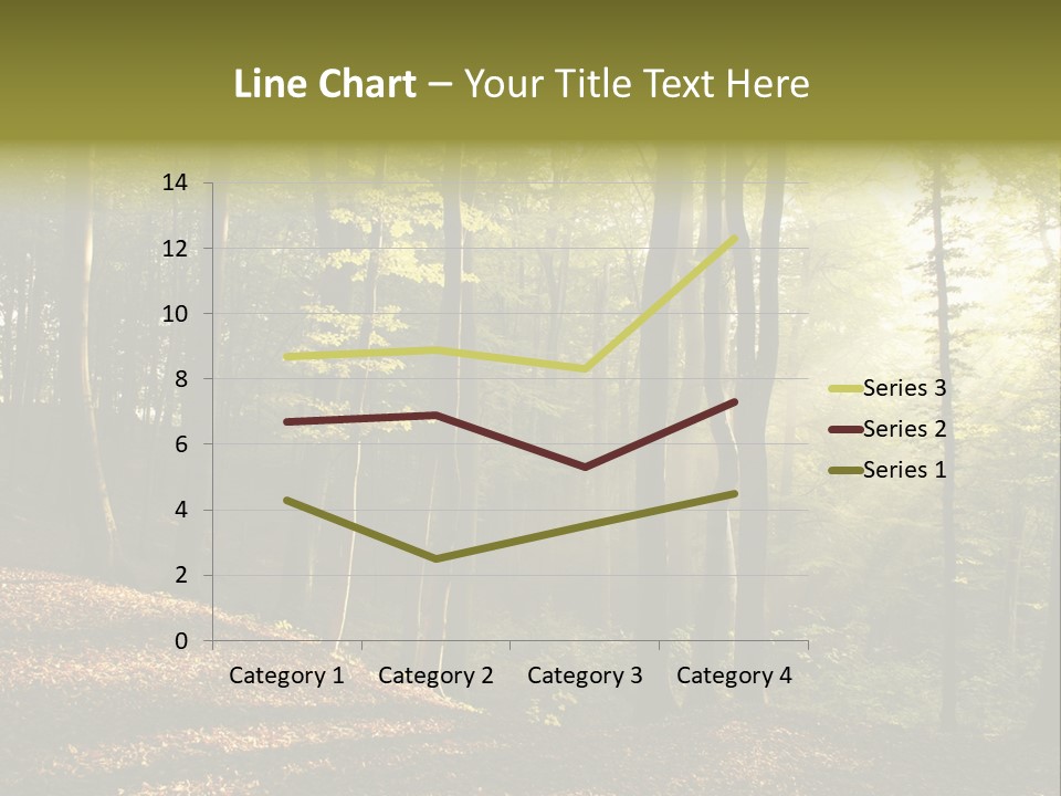 Perspective Lake Ray PowerPoint Template