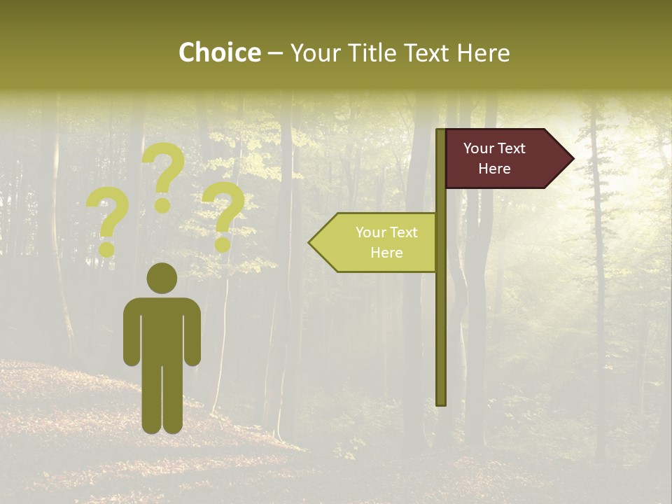 Perspective Lake Ray PowerPoint Template