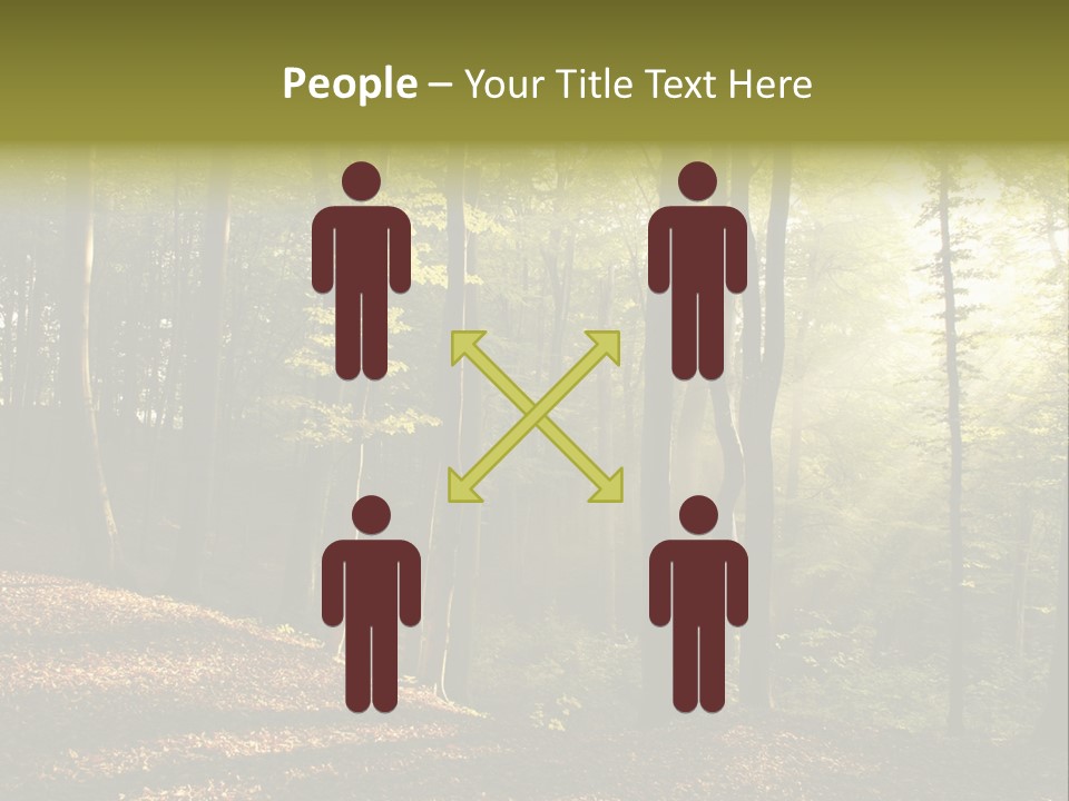 Perspective Lake Ray PowerPoint Template