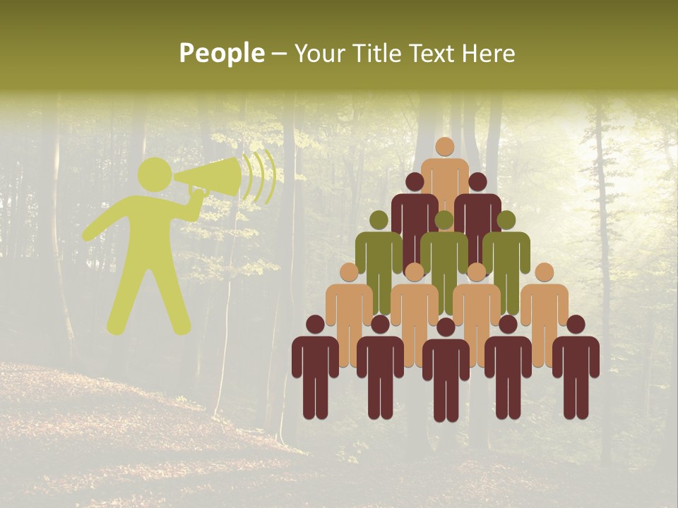 Perspective Lake Ray PowerPoint Template