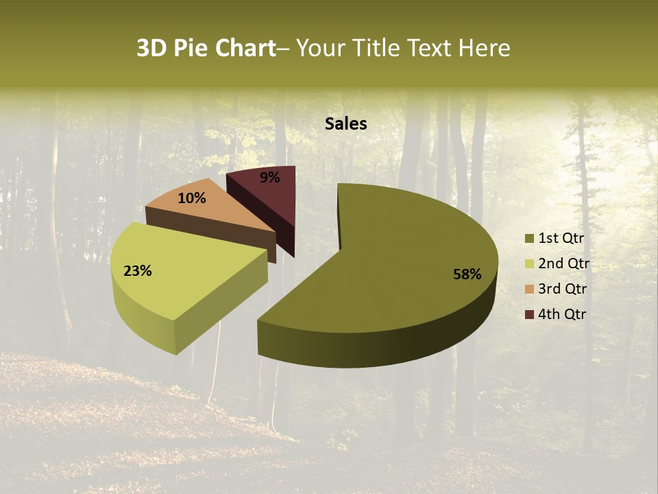 Perspective Lake Ray PowerPoint Template