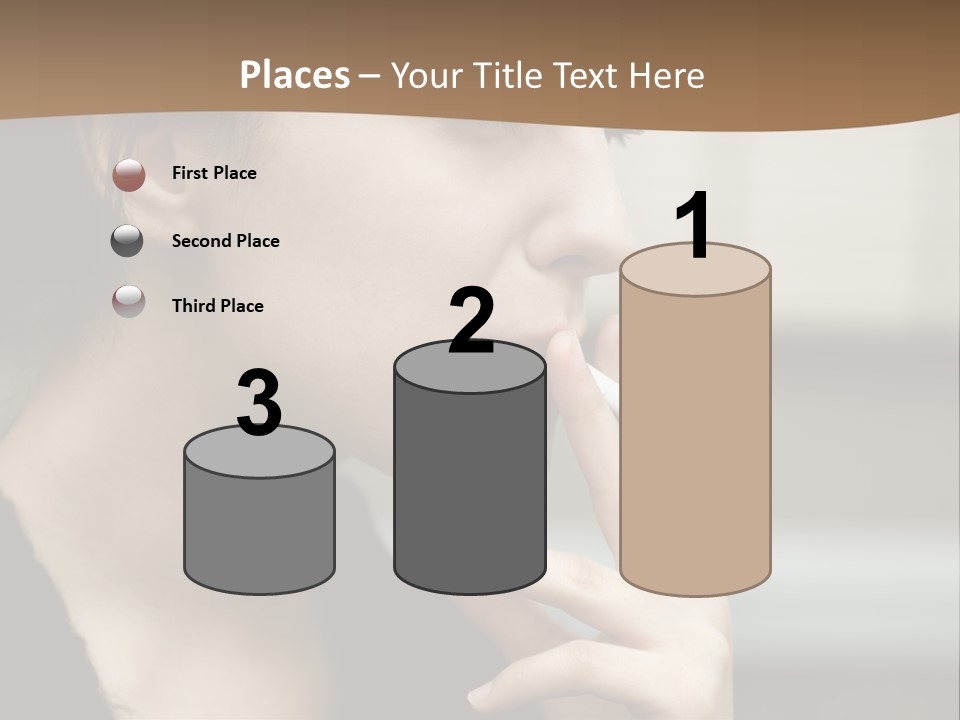 Hand Social Beauty PowerPoint Template