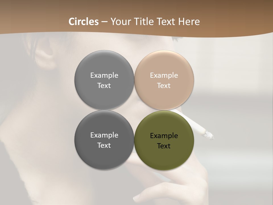 Hand Social Beauty PowerPoint Template