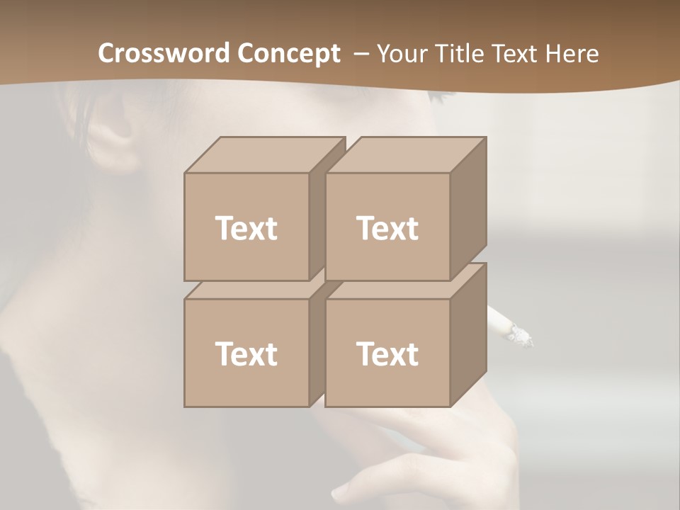 Hand Social Beauty PowerPoint Template
