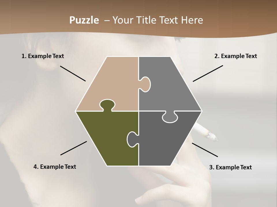 Hand Social Beauty PowerPoint Template