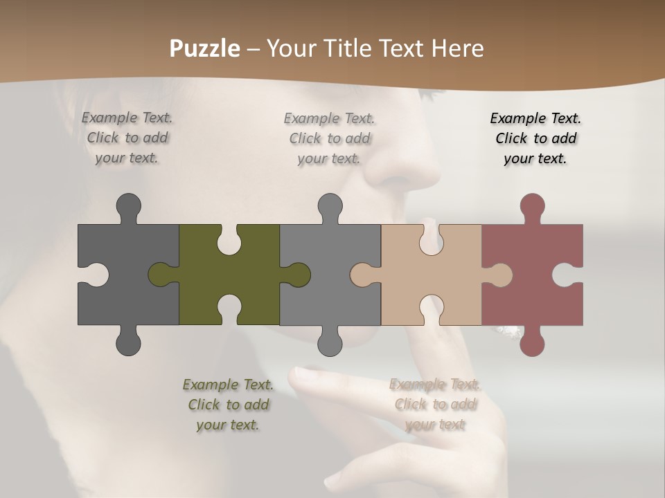 Hand Social Beauty PowerPoint Template
