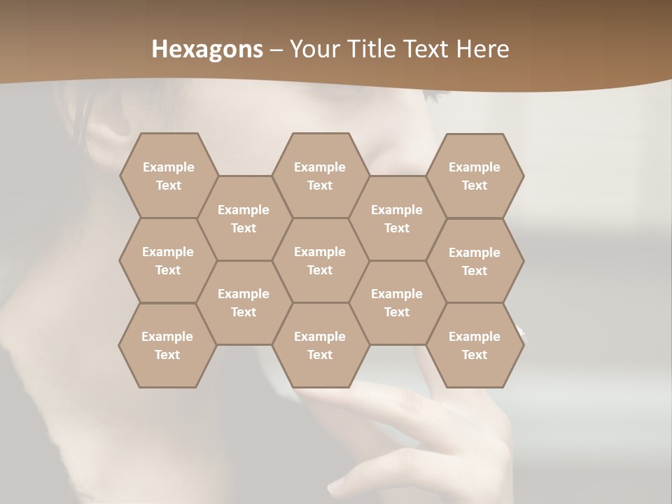 Hand Social Beauty PowerPoint Template