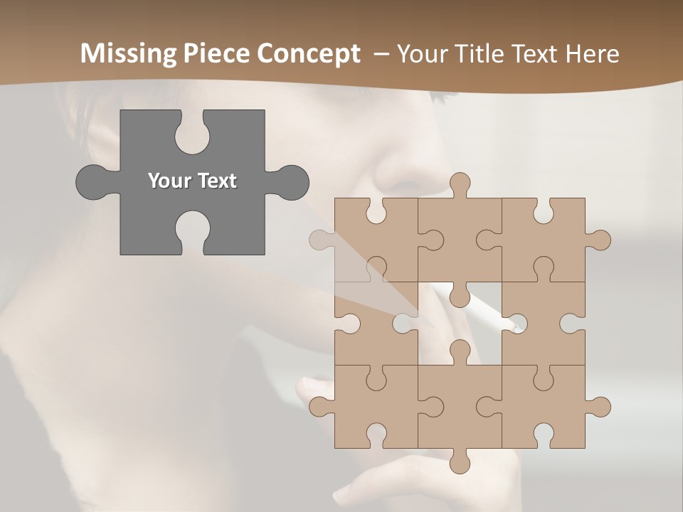 Hand Social Beauty PowerPoint Template