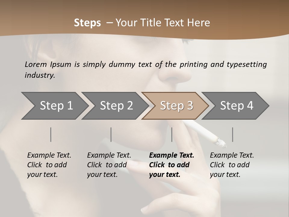 Hand Social Beauty PowerPoint Template