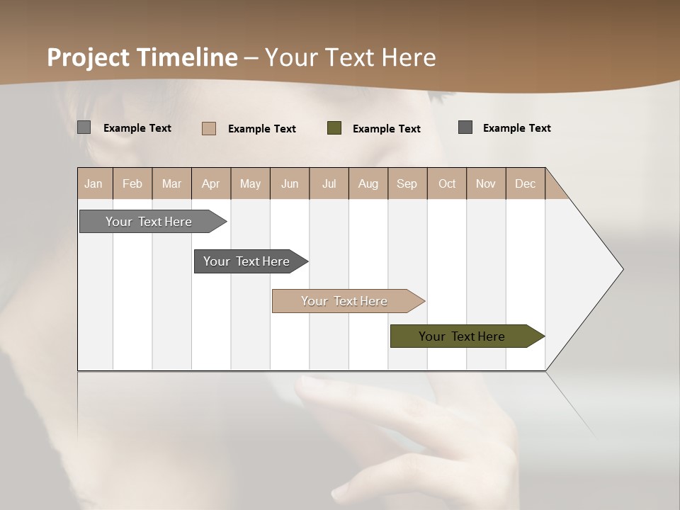 Hand Social Beauty PowerPoint Template