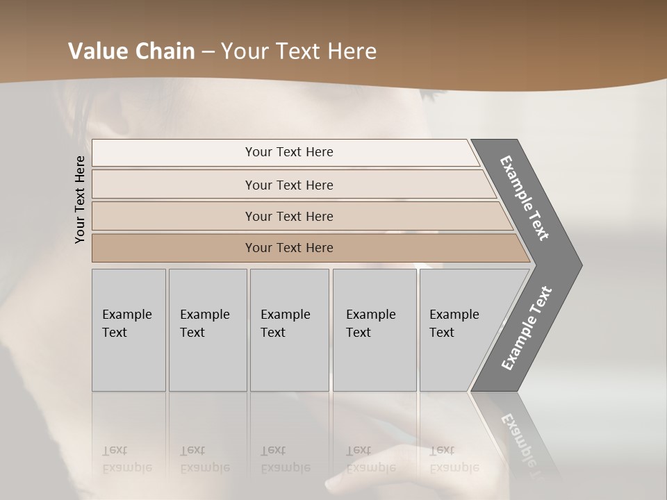 Hand Social Beauty PowerPoint Template