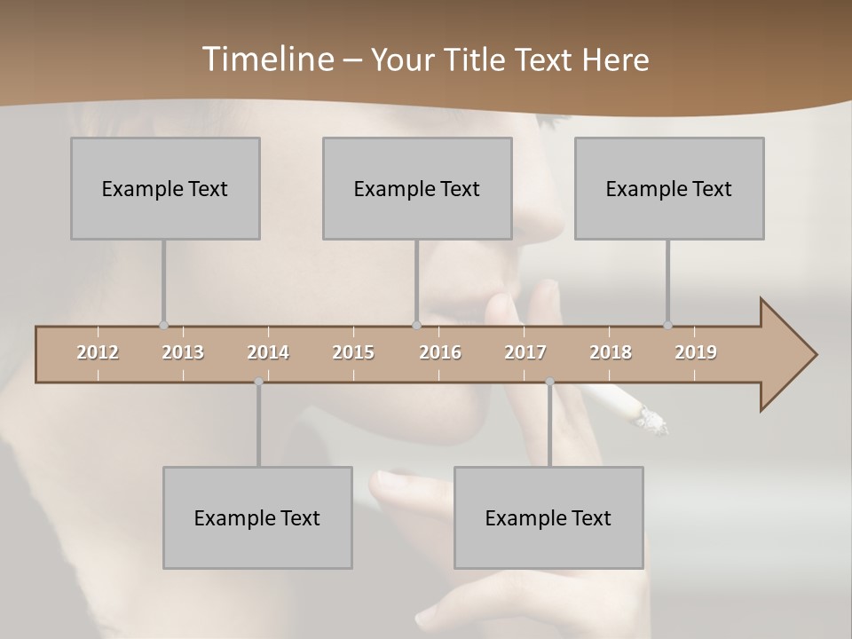 Hand Social Beauty PowerPoint Template