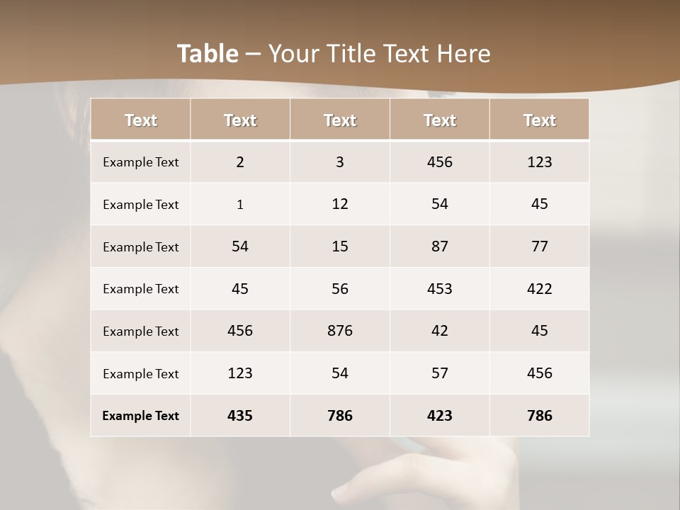 Hand Social Beauty PowerPoint Template