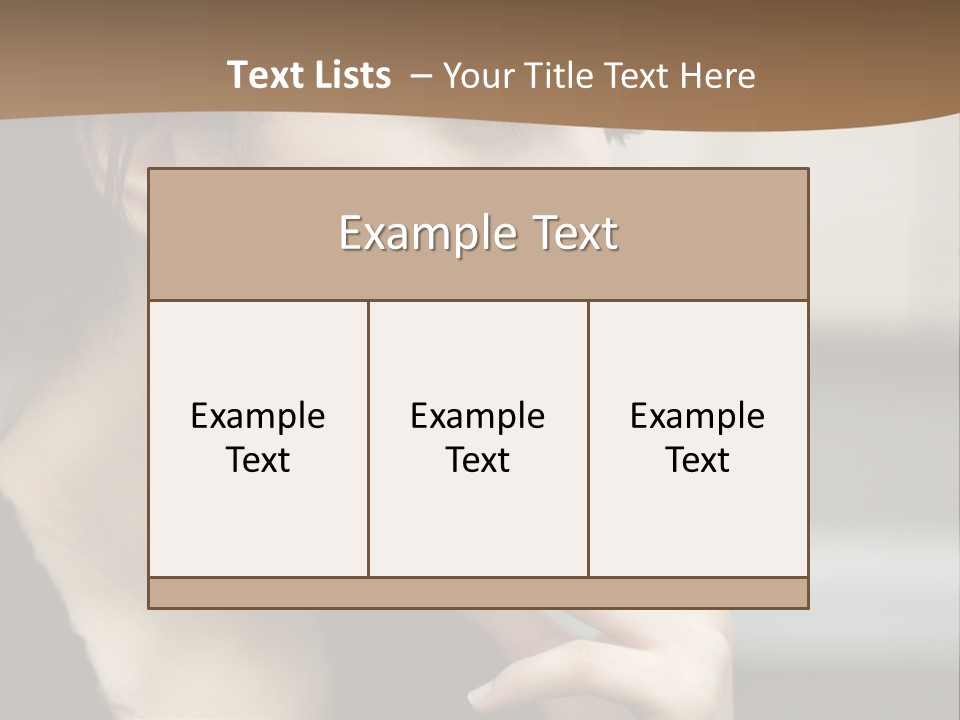 Hand Social Beauty PowerPoint Template