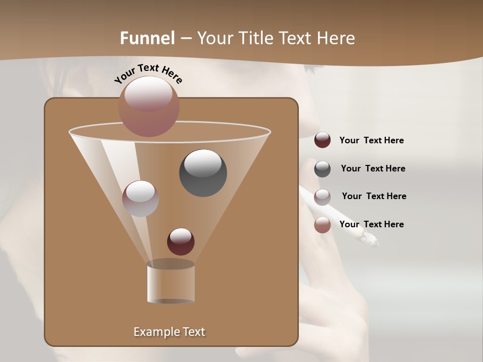 Hand Social Beauty PowerPoint Template
