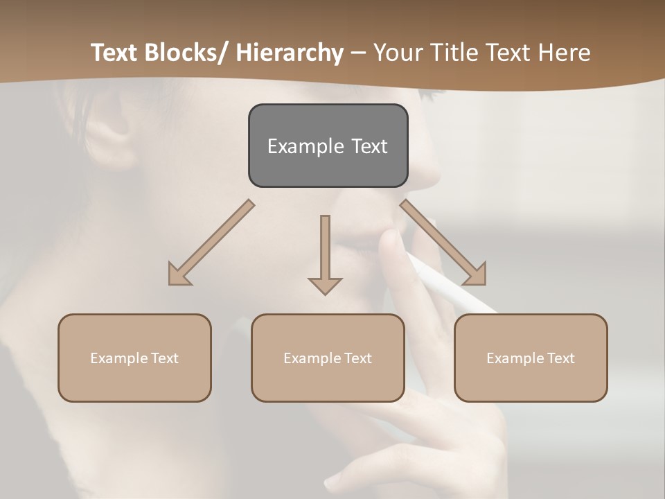 Hand Social Beauty PowerPoint Template