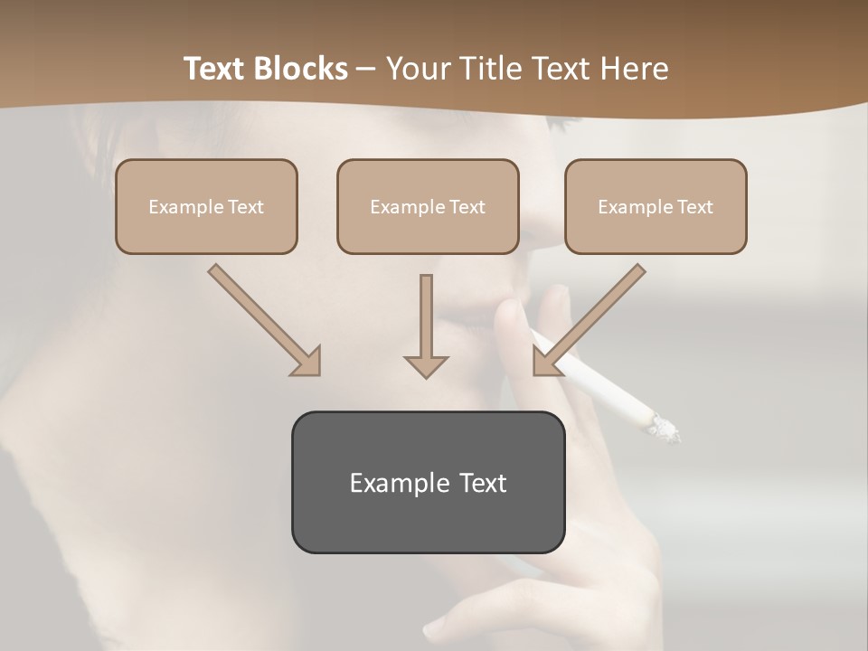 Hand Social Beauty PowerPoint Template