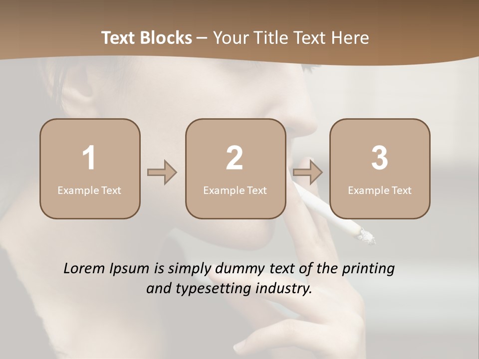 Hand Social Beauty PowerPoint Template