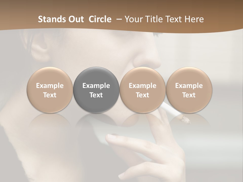 Hand Social Beauty PowerPoint Template