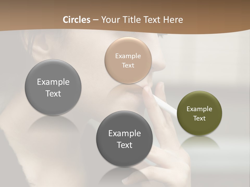 Hand Social Beauty PowerPoint Template