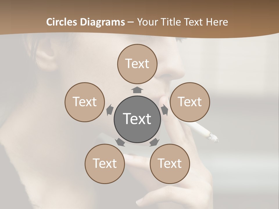 Hand Social Beauty PowerPoint Template