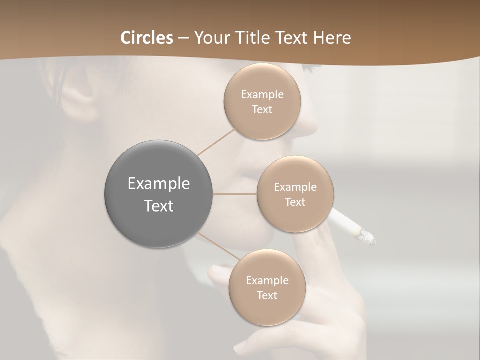 Hand Social Beauty PowerPoint Template