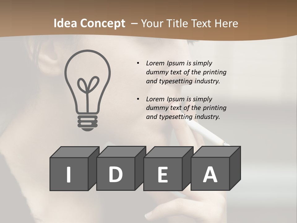 Hand Social Beauty PowerPoint Template