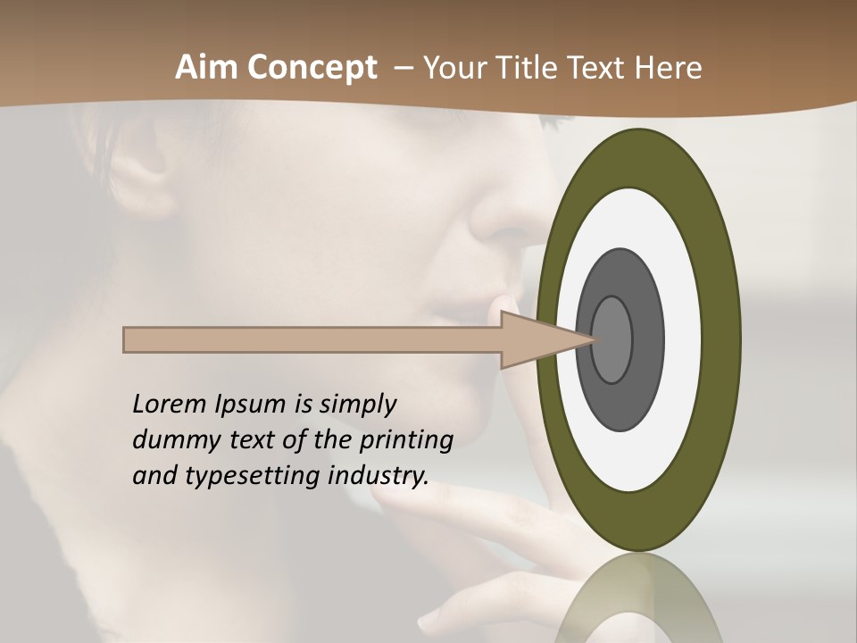 Hand Social Beauty PowerPoint Template